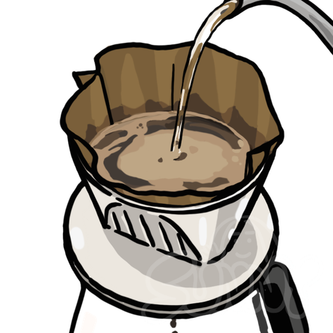 Drip Coffee sample - SunnyDraws