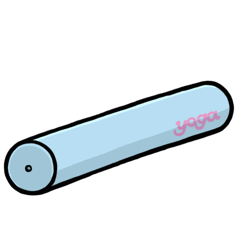 Foam Roller(Light Blue) sample - SunnyDraws
