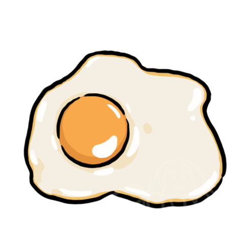 Fried Egg sample - SunnyDraws