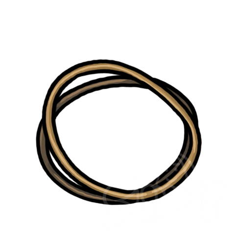 Hair Ties sample - SunnyDraws