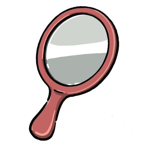 Handheld Mirror sample - SunnyDraws