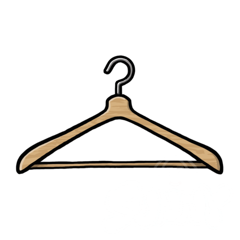 Hanger Wooden sample - SunnyDraws