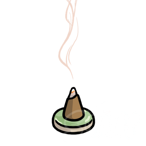 Incense Cone sample - SunnyDraws