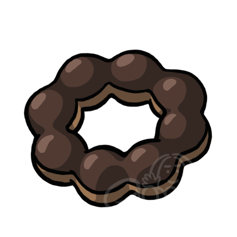 Mochi Donut(Chocolate) sample - SunnyDraws