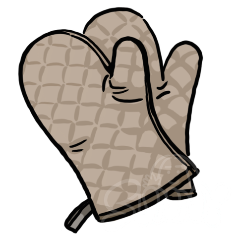 Oven Mitts sample - SunnyDraws
