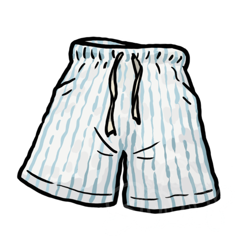 Pajama Shorts sample - SunnyDraws