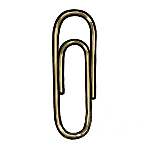 Paper Clip Gold sample - SunnyDraws