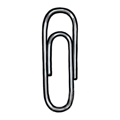 Paper Clip Silver sample - SunnyDraws