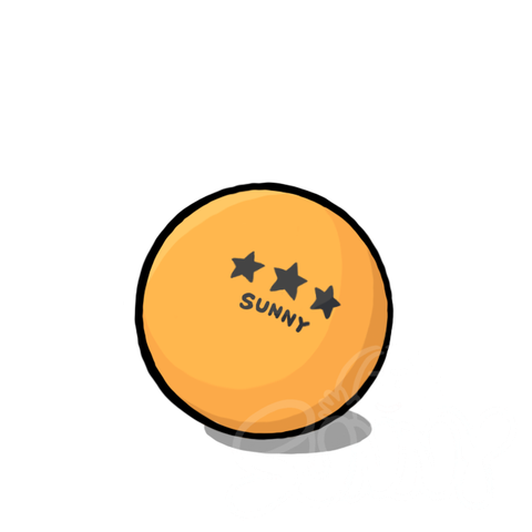 Ping Pong Ball Orange sample - SunnyDraws