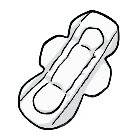 Sanitary Pad sample - SunnyDraws