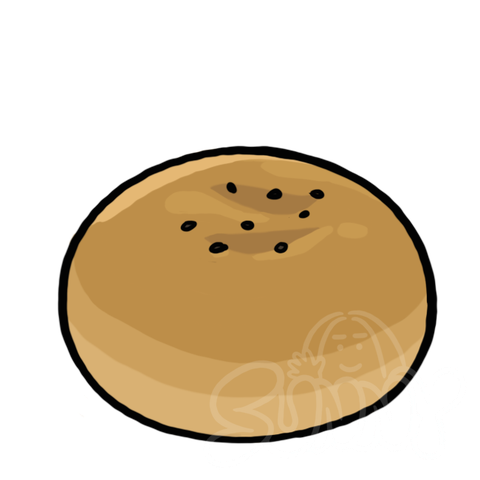 Sesame Bread Roll sample - SunnyDraws