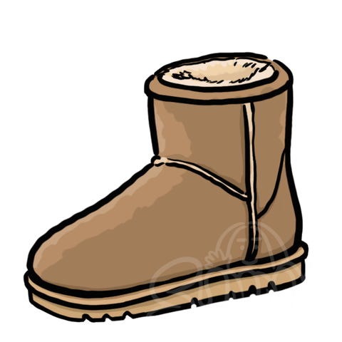 Shearling Boot sample - SunnyDraws