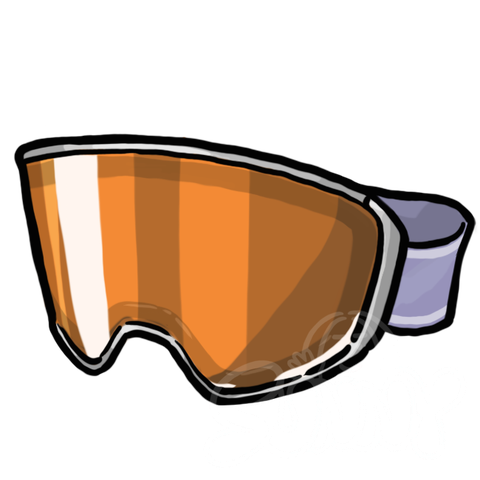 Ski Goggles sample - SunnyDraws