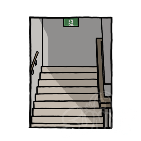 Stairwell sample - SunnyDraws
