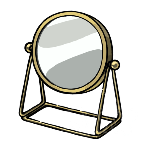Table Mirror sample - SunnyDraws
