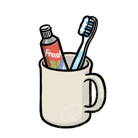 Toothbrush Set sample - SunnyDraws
