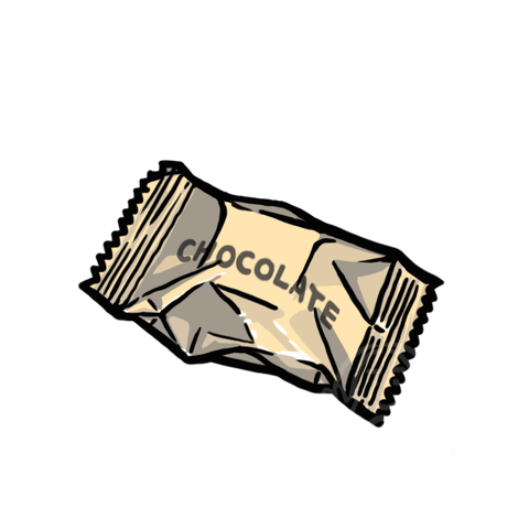 Wrapped Chocolate sample - SunnyDraws