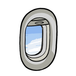 Airplane Window thumbnail - SunnyDraws