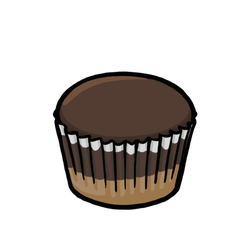 Chocolate Cupcake thumbnail - SunnyDraws