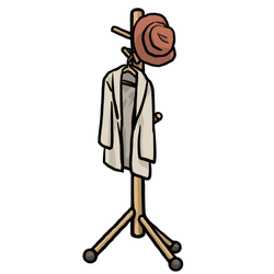 Coat Rack With Clothes