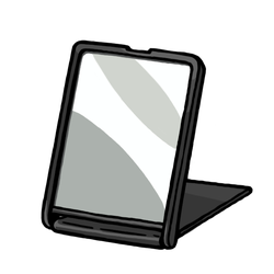 Folding Mirror