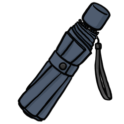 Folding Umbrella(Navy Blue)