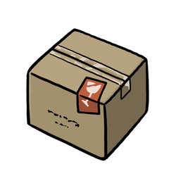 Package With Fragile Label thumbnail - SunnyDraws