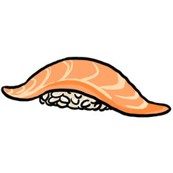 Salmon Sushi thumbnail - SunnyDraws
