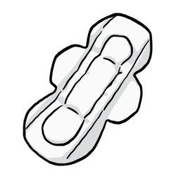 Sanitary Pad thumbnail - SunnyDraws