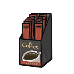 Stick Coffee Box thumbnail - SunnyDraws